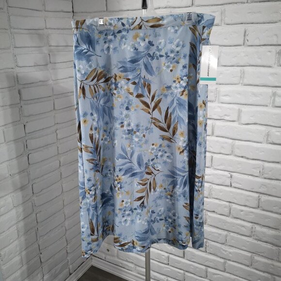 NWT Alfred Dunner Ladies Lightweight Size 16 Maxi A-line Skirt - Picture 1 of 9